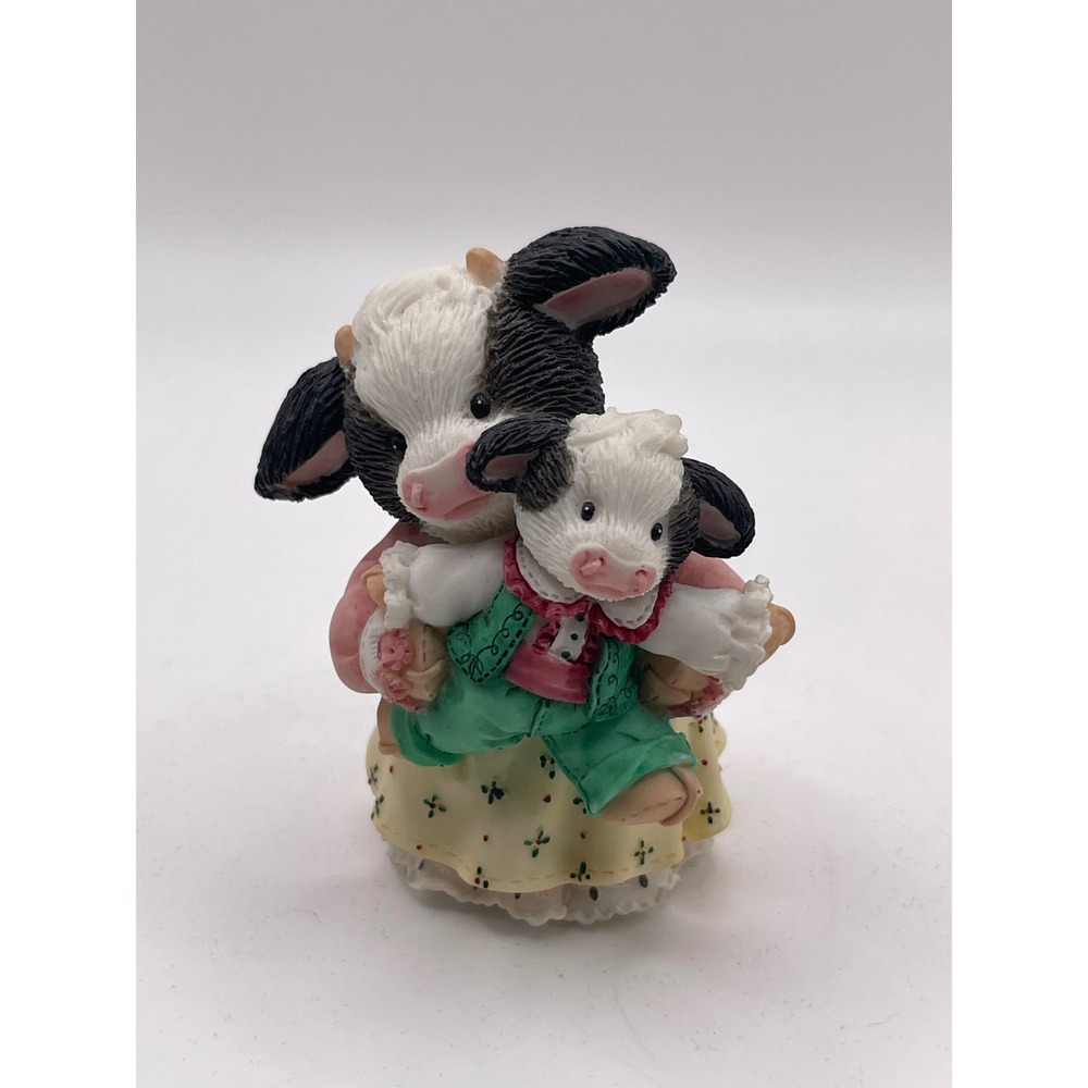 Marys Moo Moos Leapin For Joy Cow Figurine Enesco 1998 Mary Rhyner-Nadig 372013